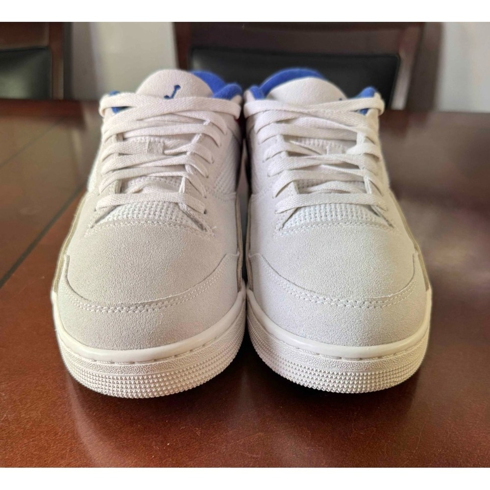 Jordan Flight Court Low Mens 13 Beige Royal Blue Sneakers New No Box HF3255-005 - Picture 2 of 11